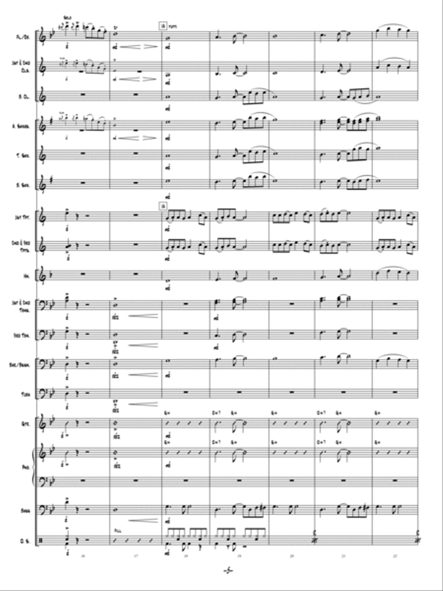 Ain't No Stoppin' Us! Concert Band scores gallery preview page 4