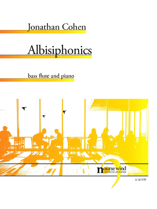 Book cover for Albisiphonics for Bass Flute and Piano