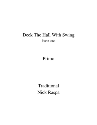 Deck The Hall With Swing (1 piano 4 hands) Primo