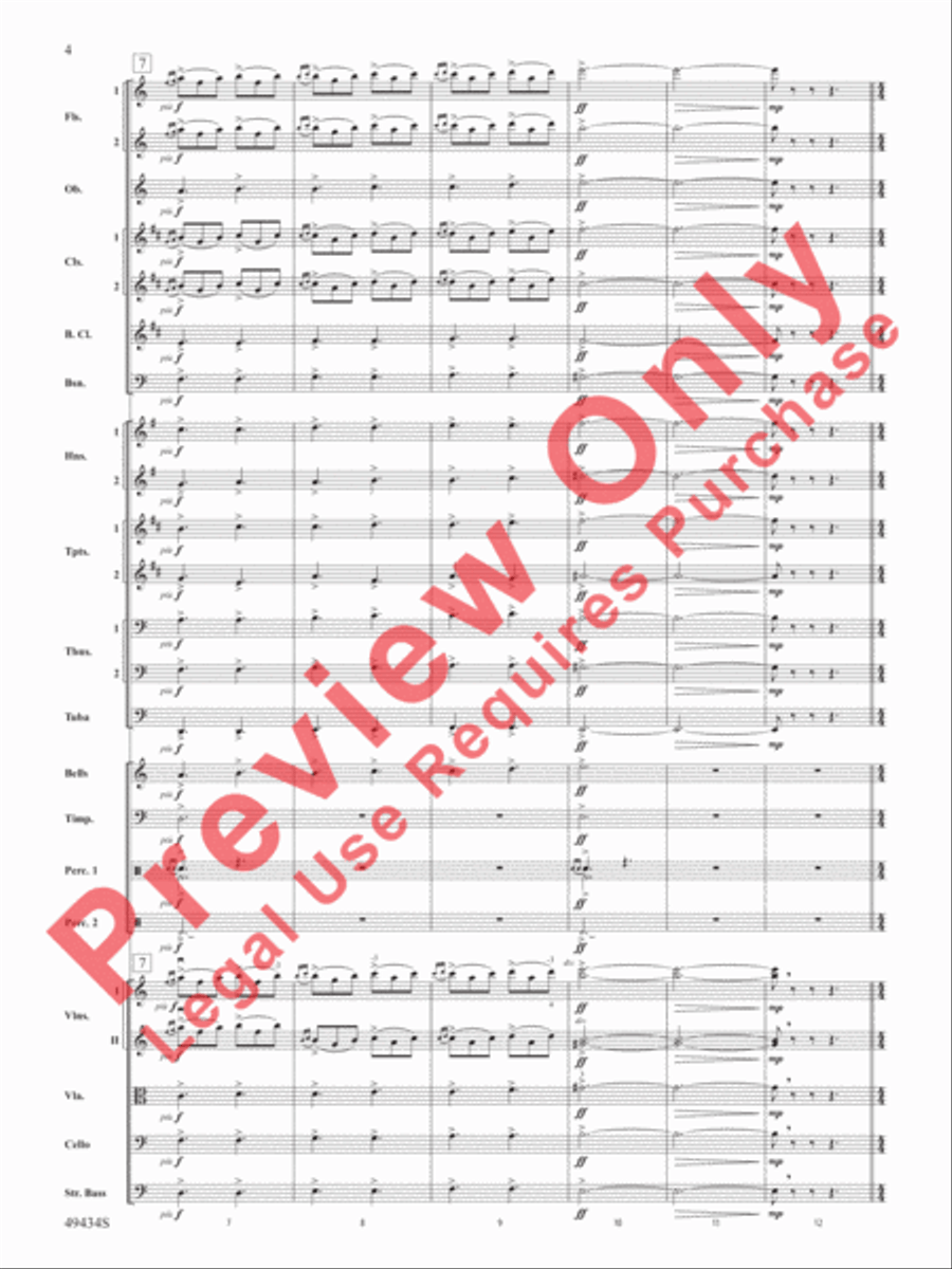 Peer Gynt Suite No.1, Op. 46 Full Orchestra scores gallery preview page 5