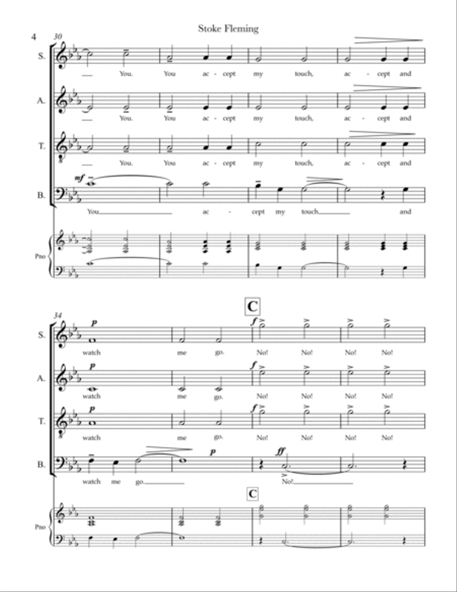 Stoke Fleming 4-Part scores gallery preview page 6
