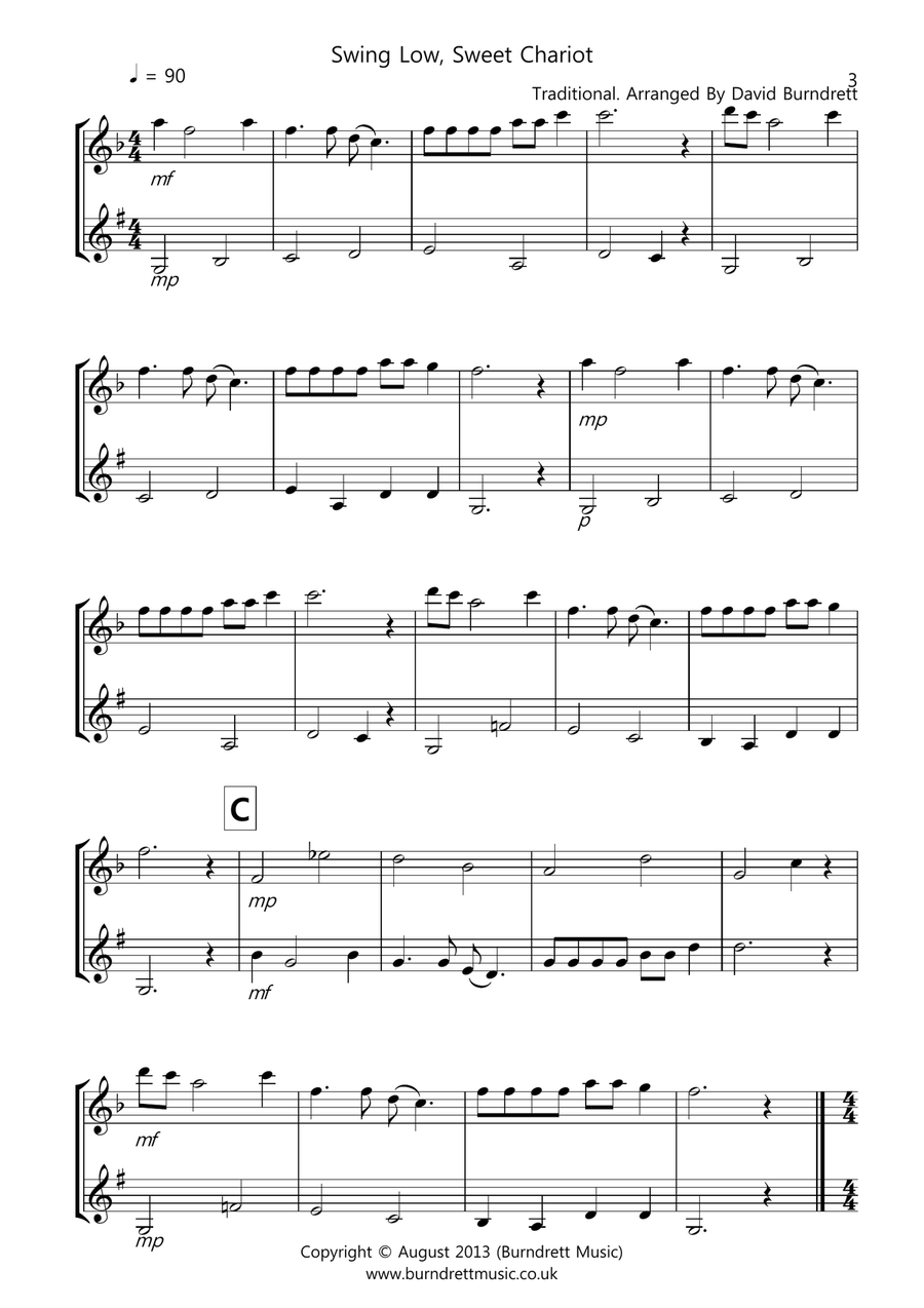 8 Duets for Flute And Clarinet Woodwind Duet scores gallery preview page 3