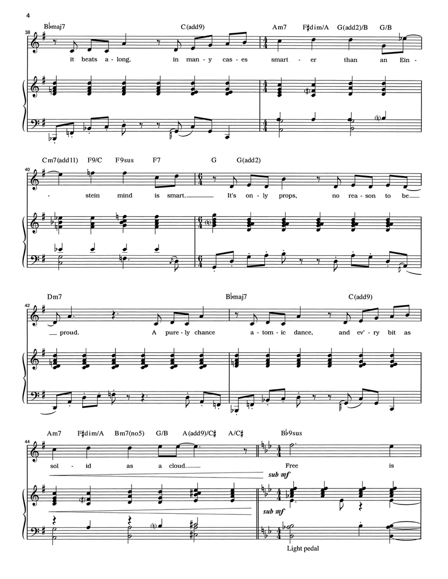It's Only Life Piano, Vocal scores gallery preview page 4