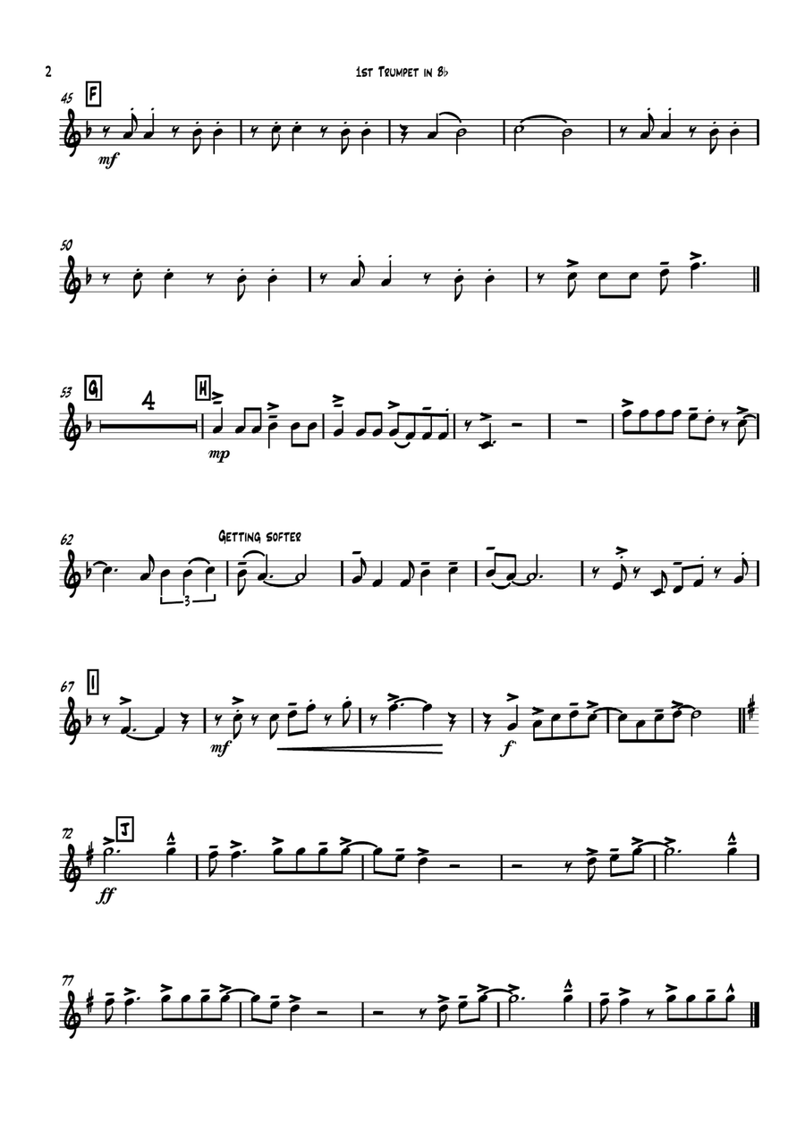 Hang On Sloopy Brass Ensemble scores gallery preview page 2