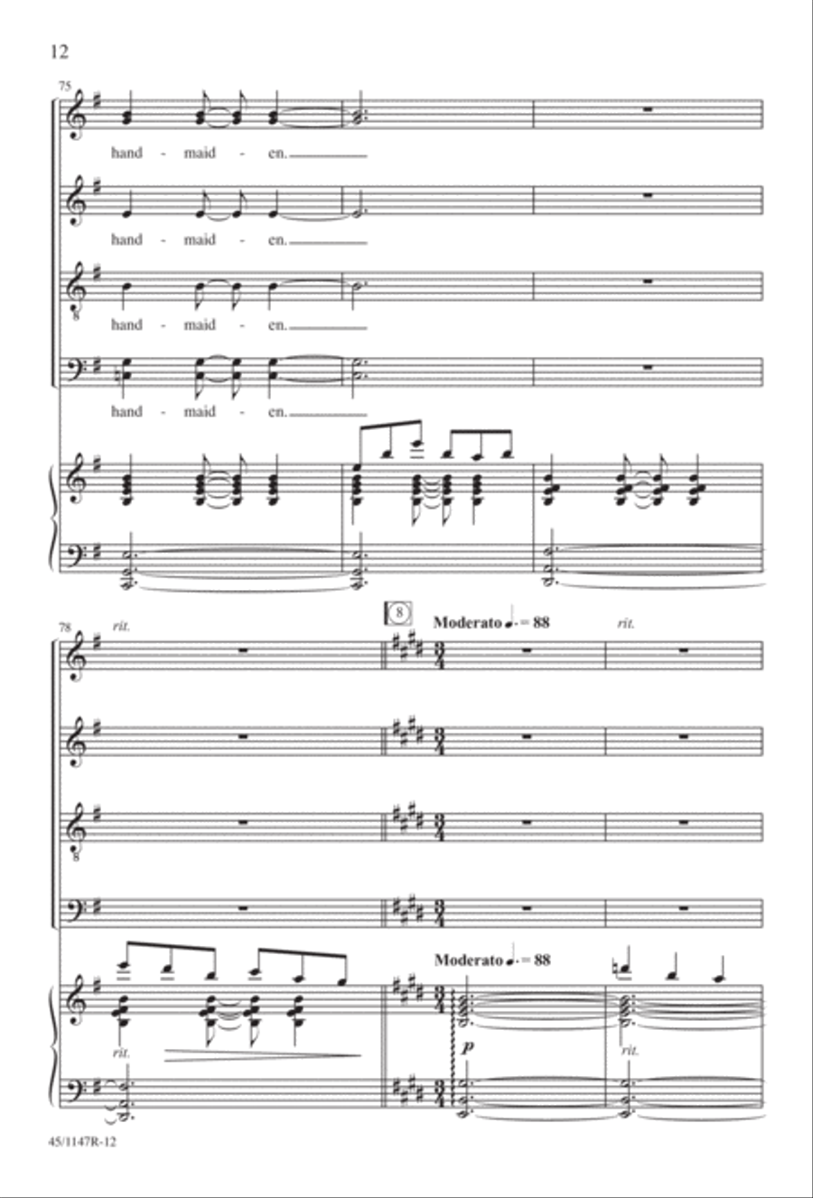 Magnificat Magnificat Divisi scores gallery preview page 13