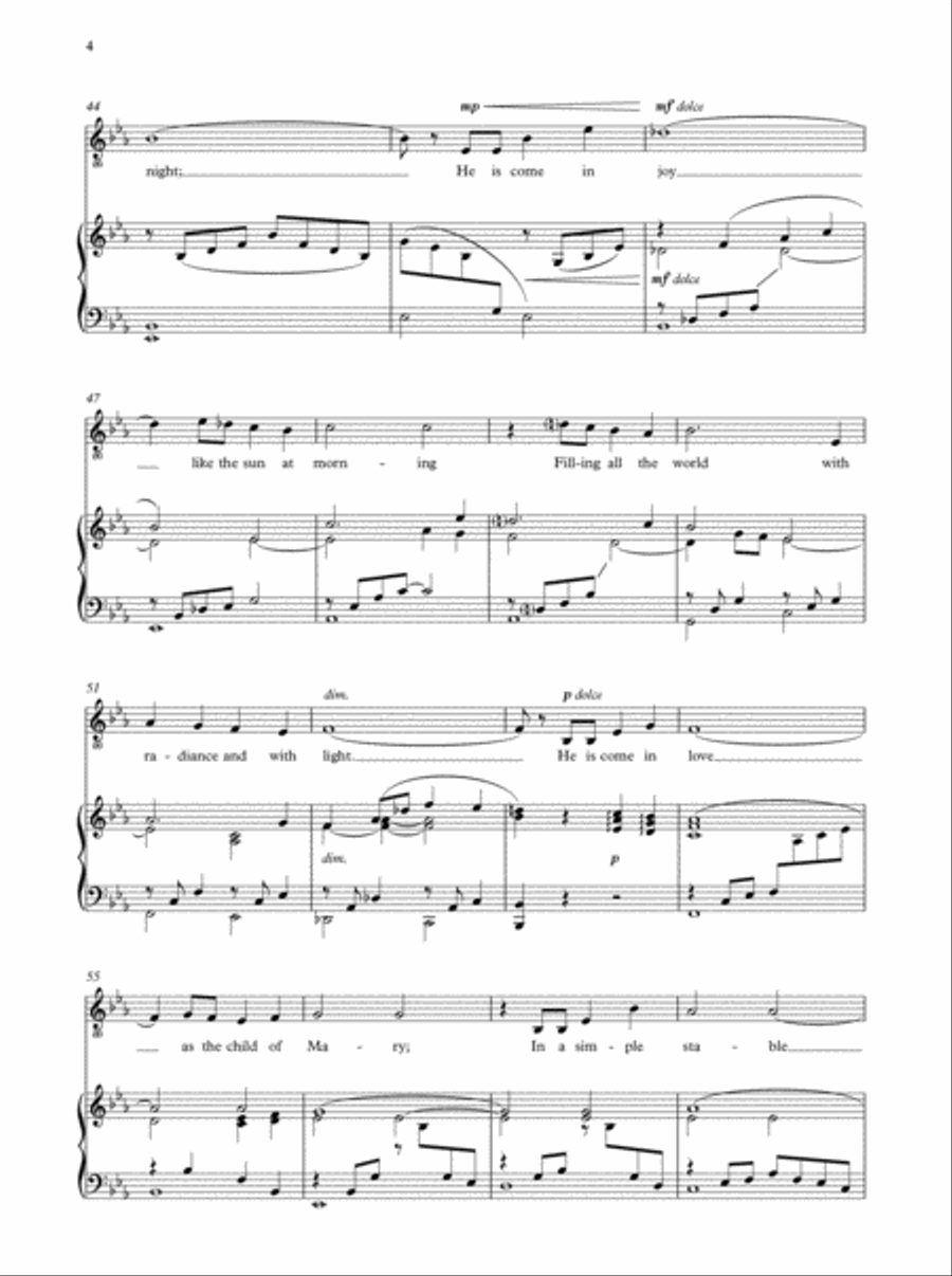 Angels' Carol Low Voice scores gallery preview page 4