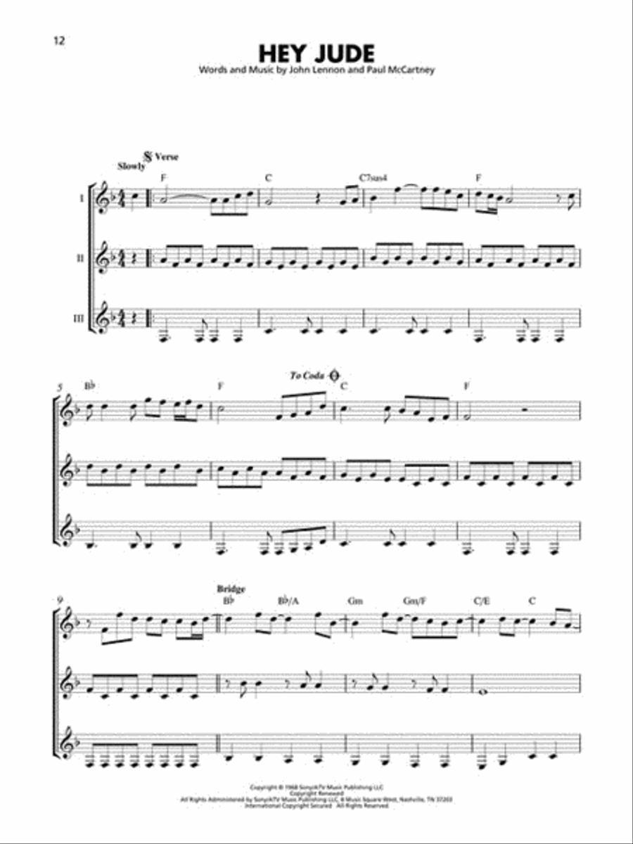Rock Classics Rock Classics Guitar Ensemble scores gallery preview page 4