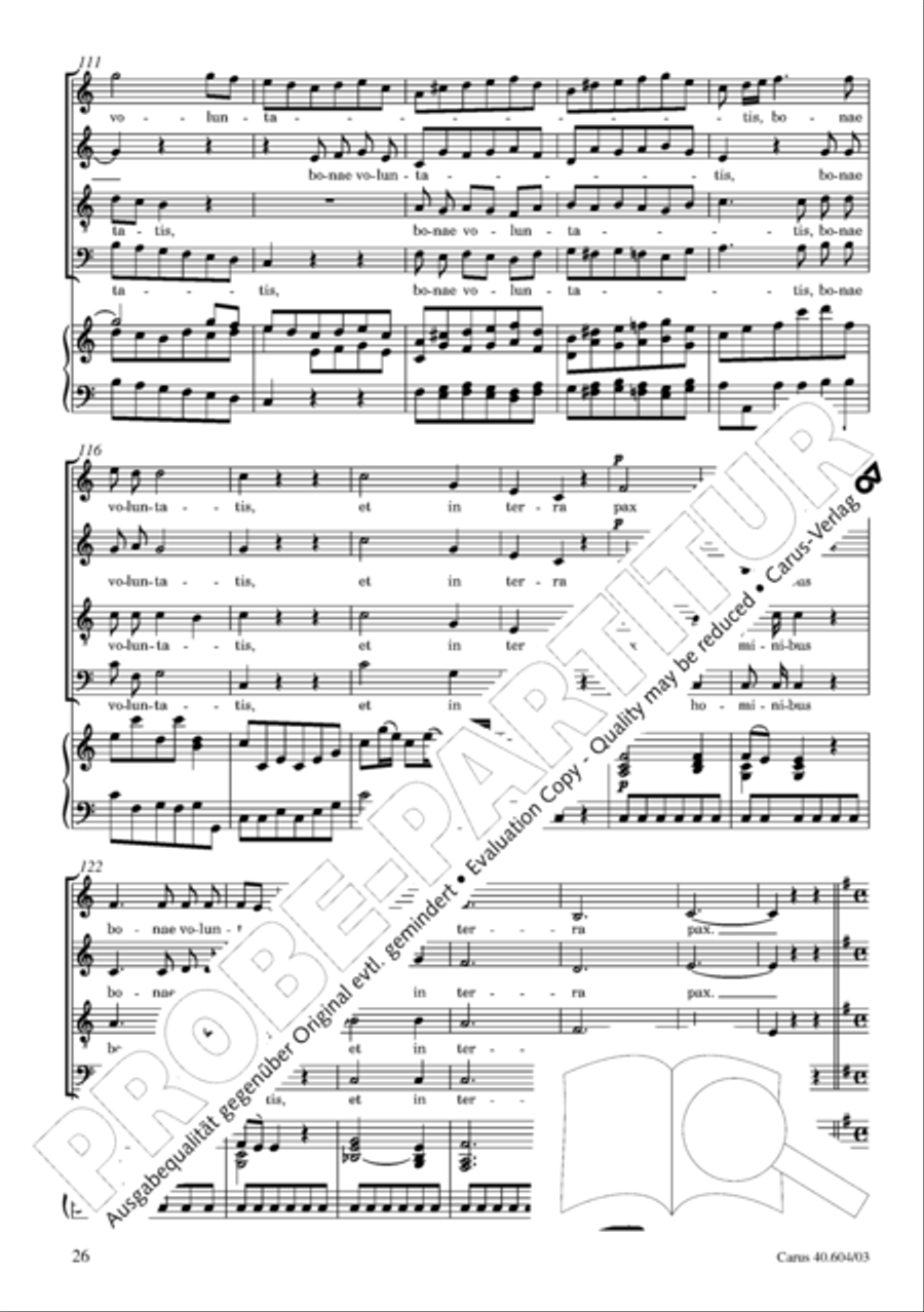 Grosse Mariazeller Messe in C 4-Part scores gallery preview page 35