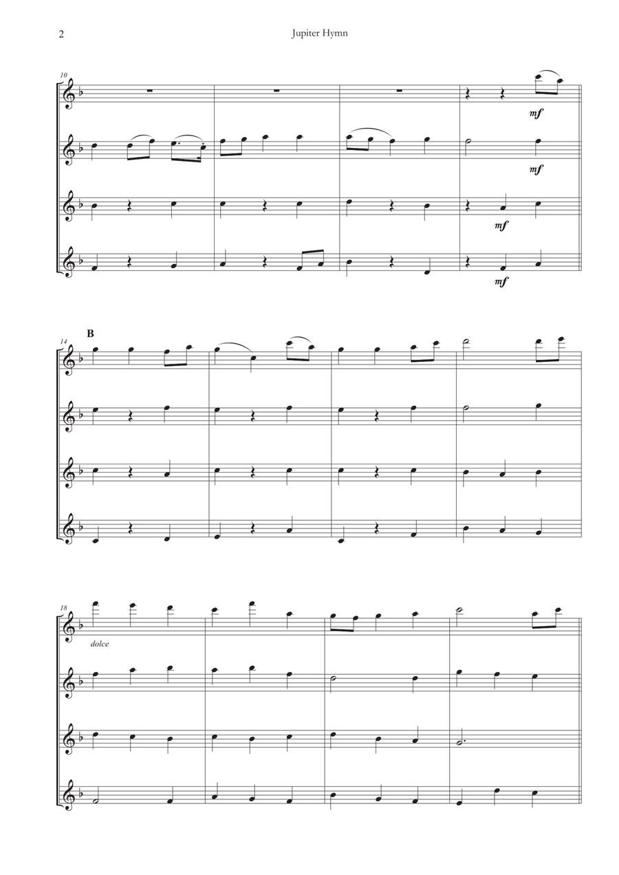 Jupiter Hymn from 
