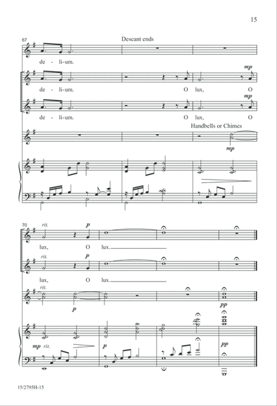 O Lux Beatissima SSA scores gallery preview page 16