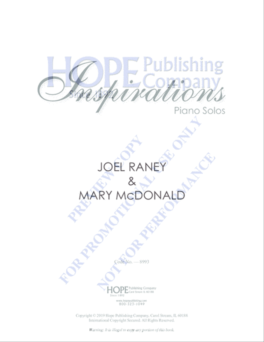 Inspirations: for Solo Piano - Score Piano Solo scores gallery preview page 3