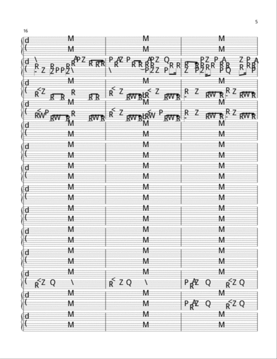 Piano Solo Improvisation Small Ensemble scores gallery preview page 6