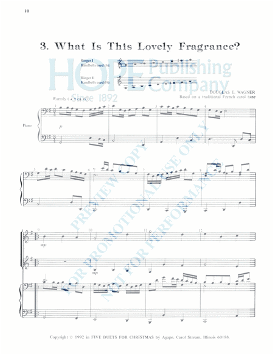 Five Duets for Christmas Percussion scores gallery preview page 12