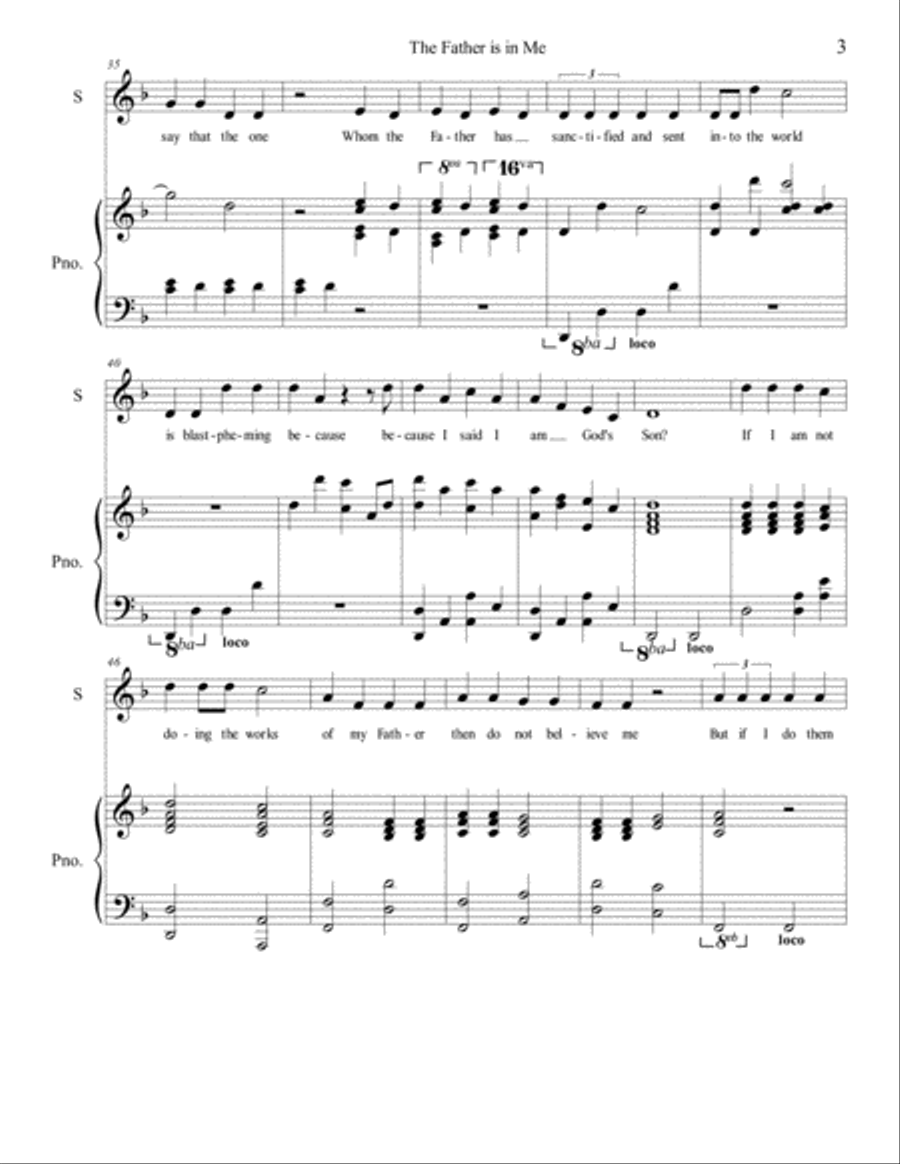 The Father is in Me The Father is in Me Voice scores gallery preview page 3
