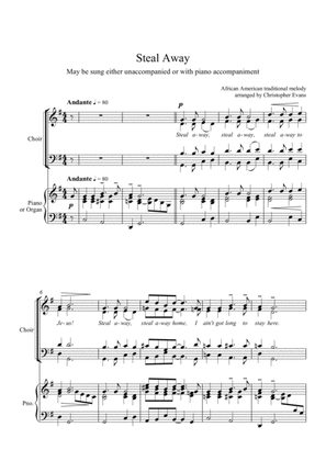 Steal Away To Jesus (SATB & Piano)