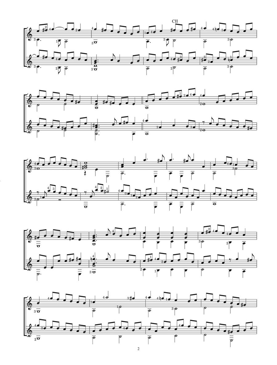My Lord Willoughby's Welcome Home Acoustic Guitar scores gallery preview page 2