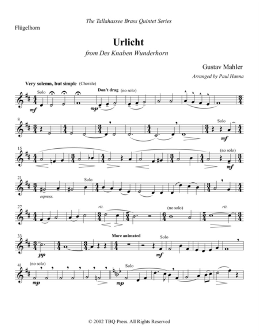 Urlicht Urlicht Brass Ensemble scores gallery preview page 4
