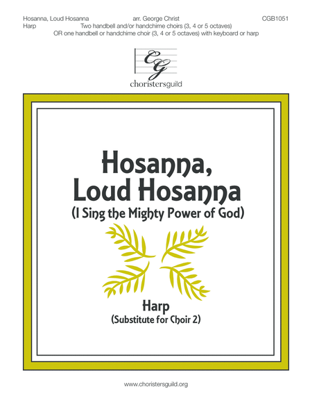 Hosanna, Loud Hosanna - Harp Score image number null