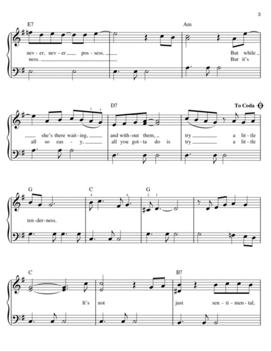 Try A Little Tenderness Voice scores gallery preview page 3