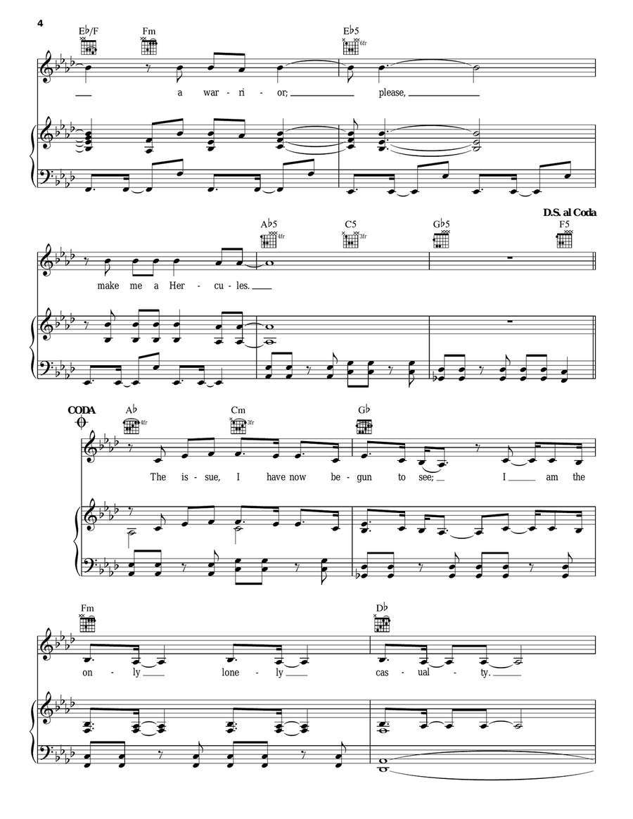 Hercules Acoustic Guitar scores gallery preview page 4