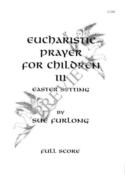 Eucharistic Prayer for Children III - Full Score image number null