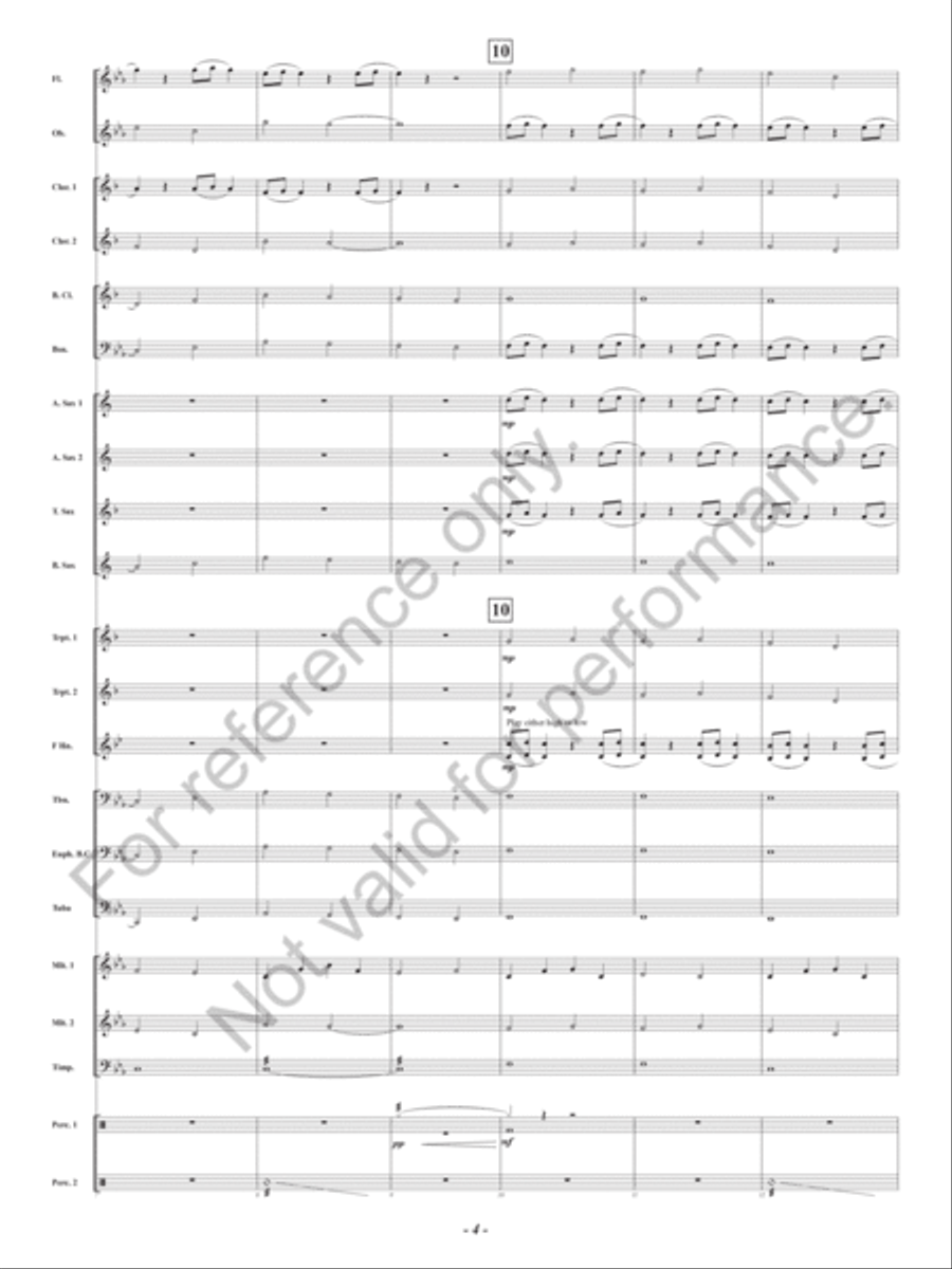Jellyfish Concert Band scores gallery preview page 5