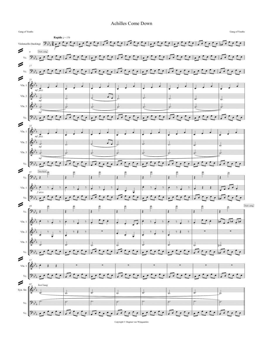 Achilles Come Down Flute scores gallery preview page 1