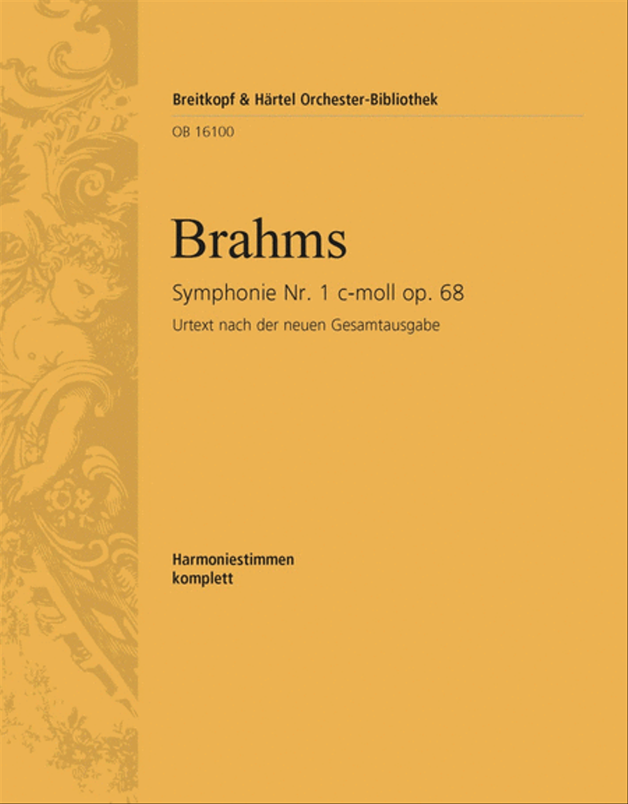 Symphony No. 1 in C minor Op. 68 Orchestra scores gallery preview page 1