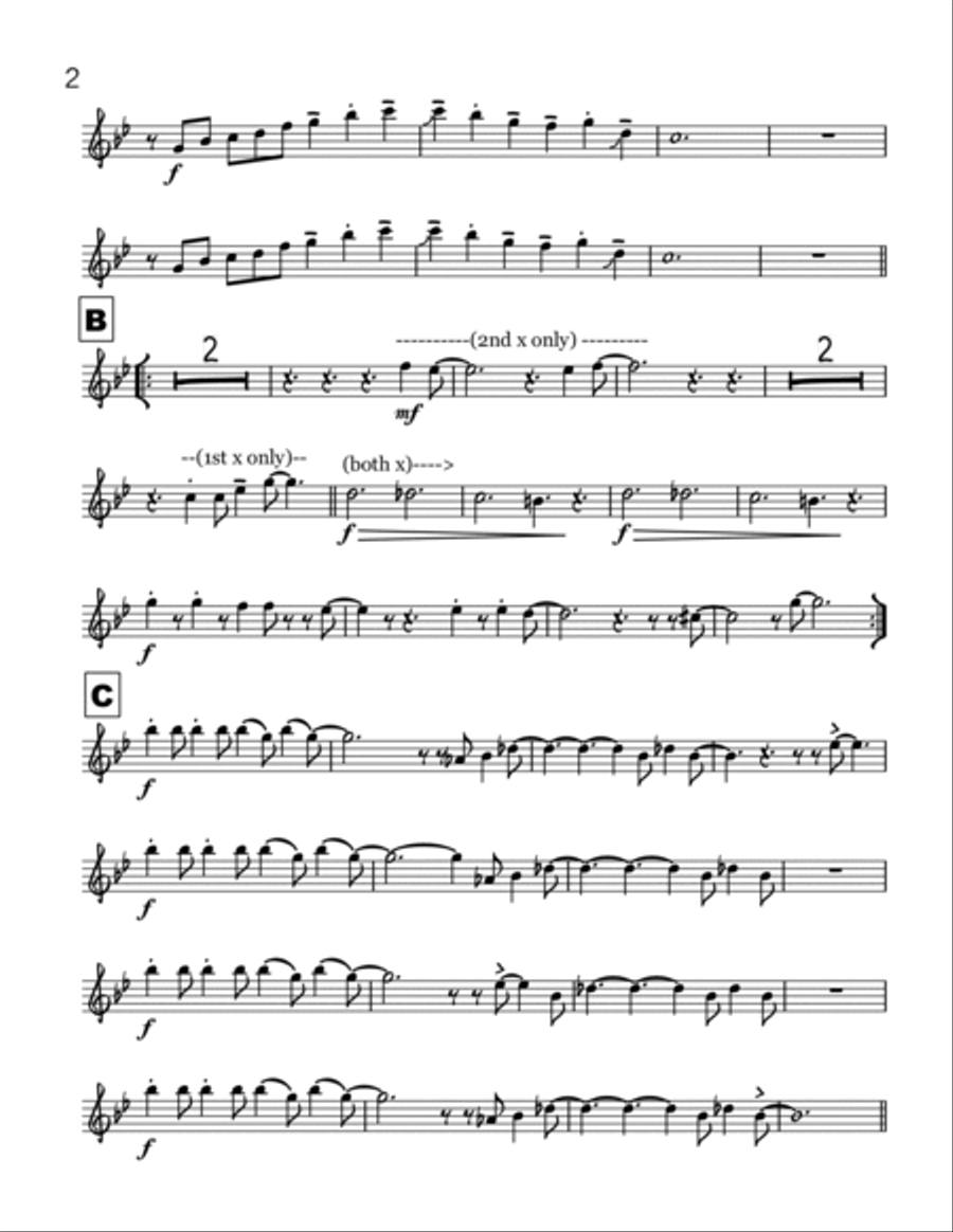 Got To Get You Into My Life Tenor Saxophone scores gallery preview page 6