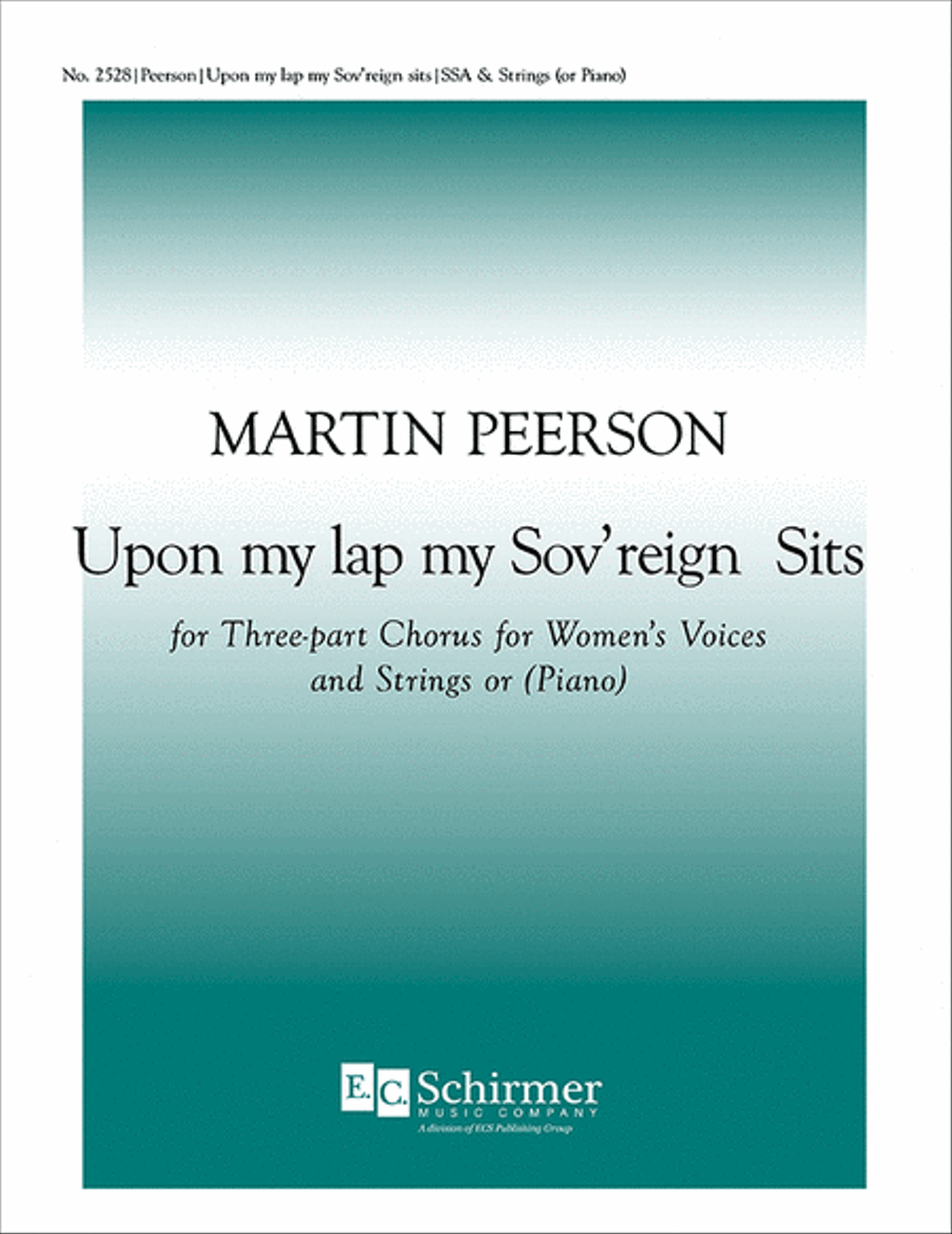 Upon My Lap My Sovereign Sits SSA scores gallery preview page 1