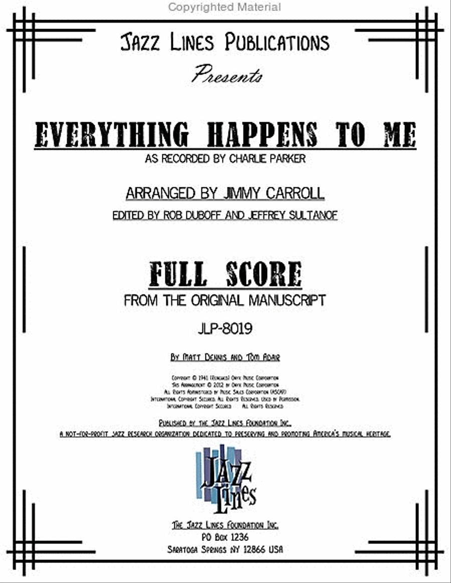 Everything Happens To Me Everything Happens To Me Orchestra scores gallery preview page 2