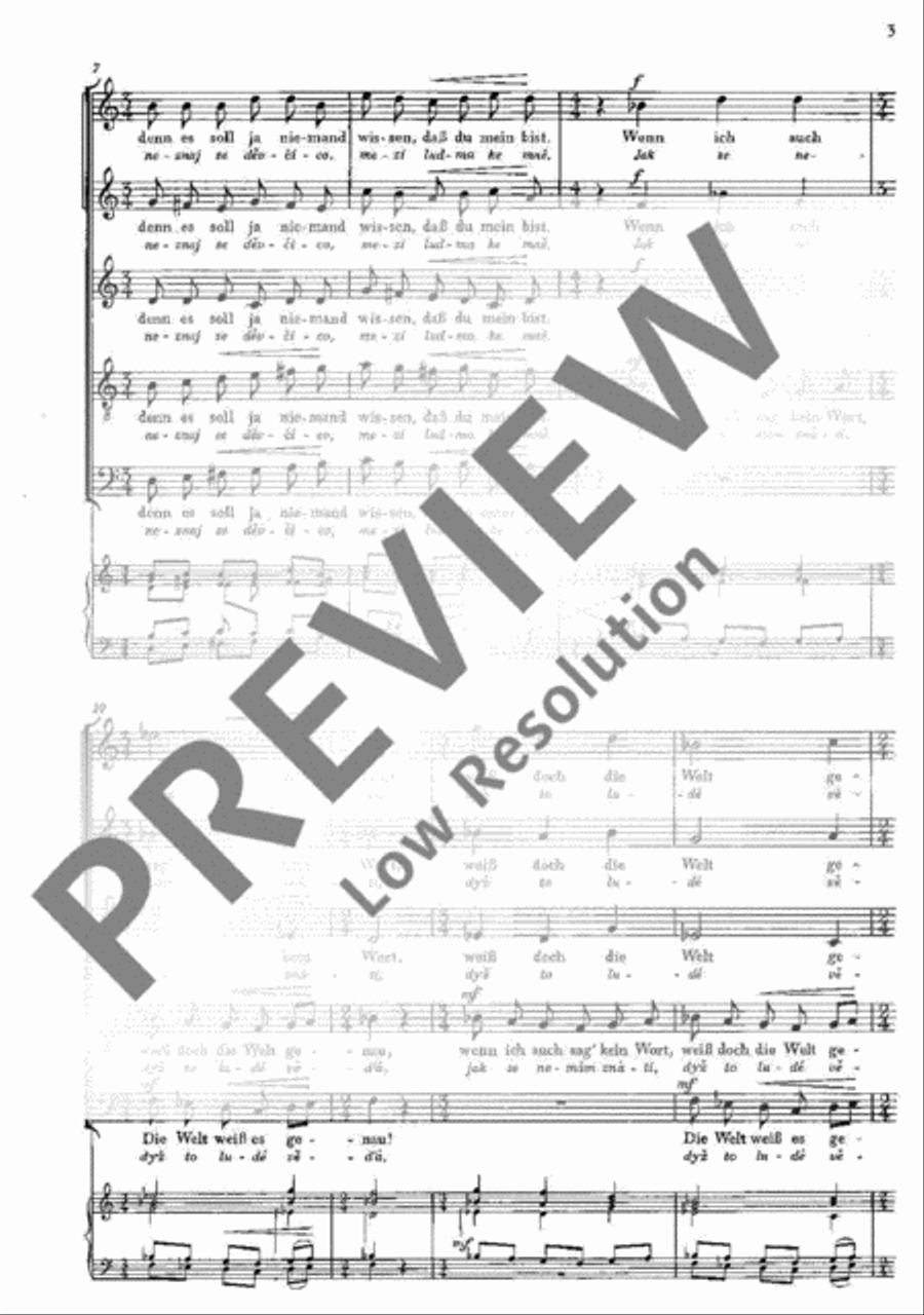 Tschechische Madrigale · České madrigaly SSATB scores gallery preview page 4