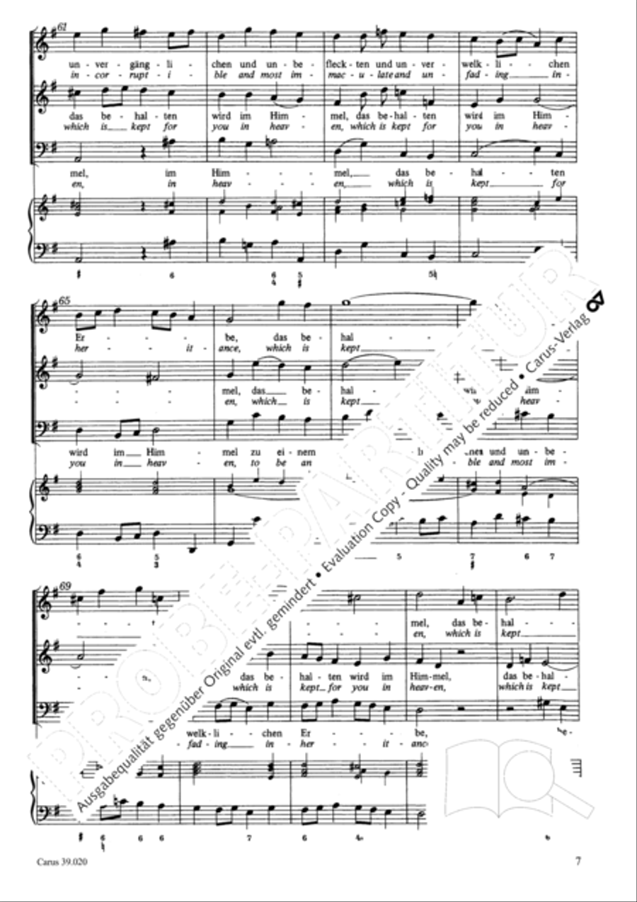O blest be the Lord SA scores gallery preview page 8