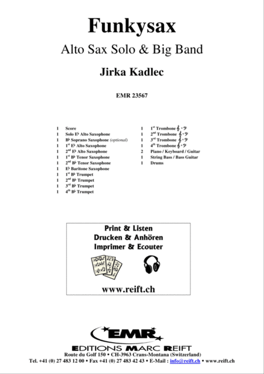 Funkysax Big Band scores gallery preview page 2