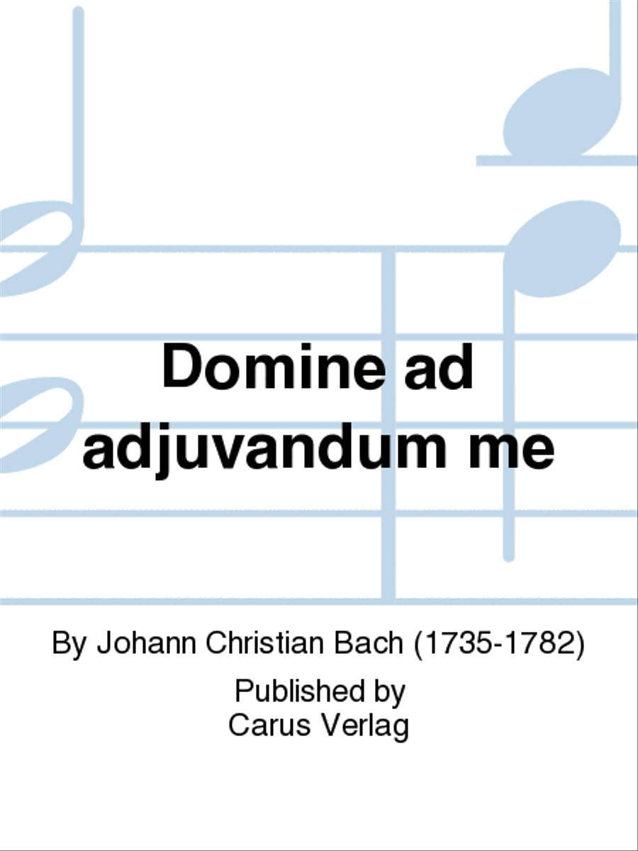 Domine ad adjuvandum me