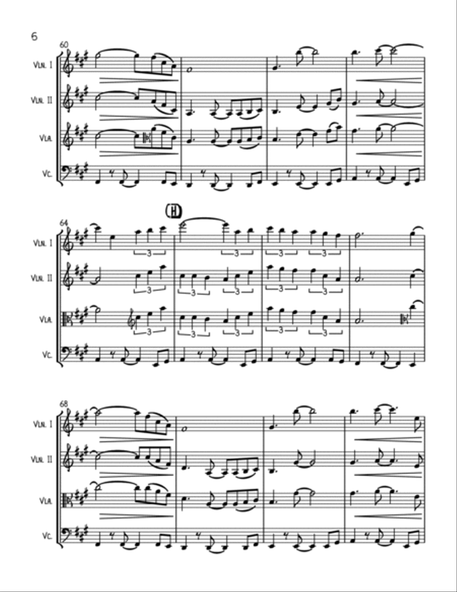 Stand By Me Stand By Me String Trio scores gallery preview page 6