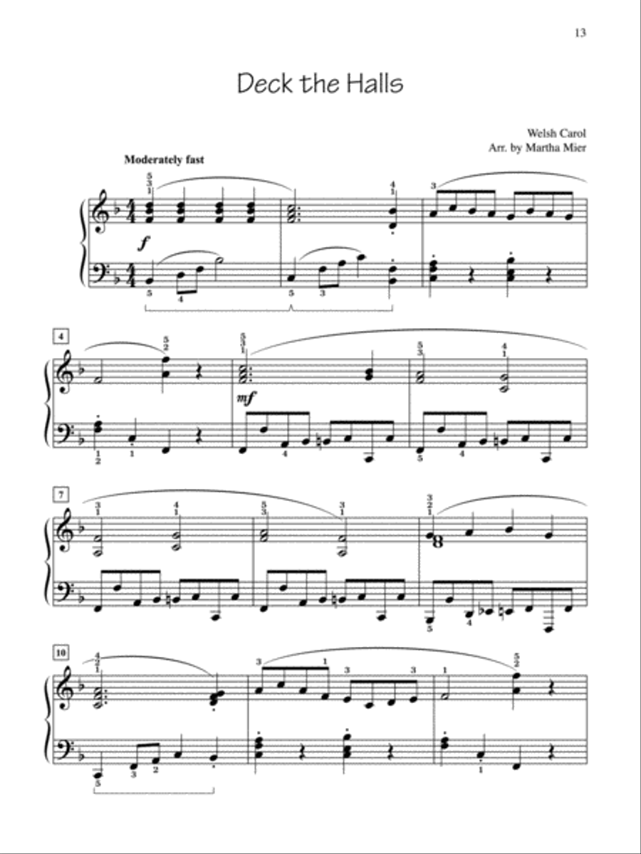 Christmas Jazz, Rags & Blues, Book 5 Piano Solo scores gallery preview page 4