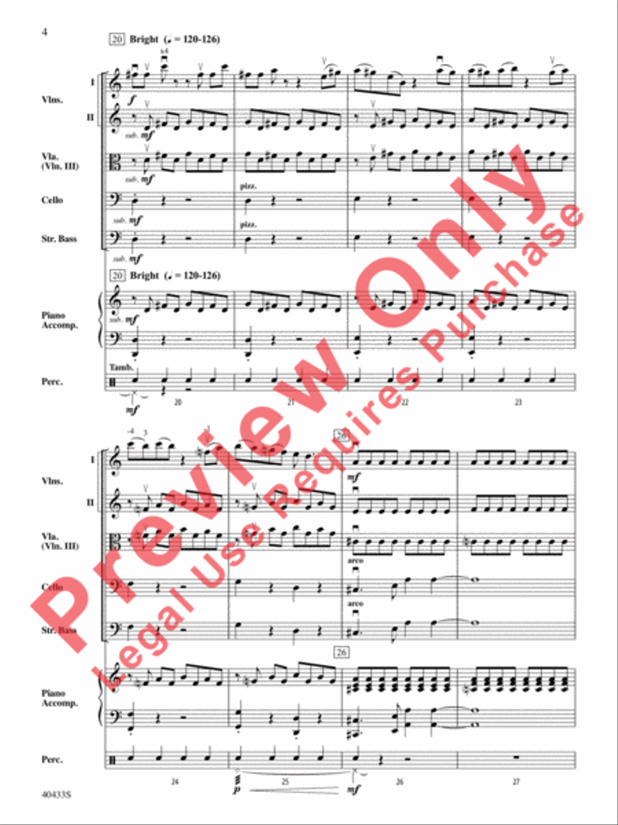 The Hobbit: An Unexpected Journey, Selections from String Orchestra scores gallery preview page 22