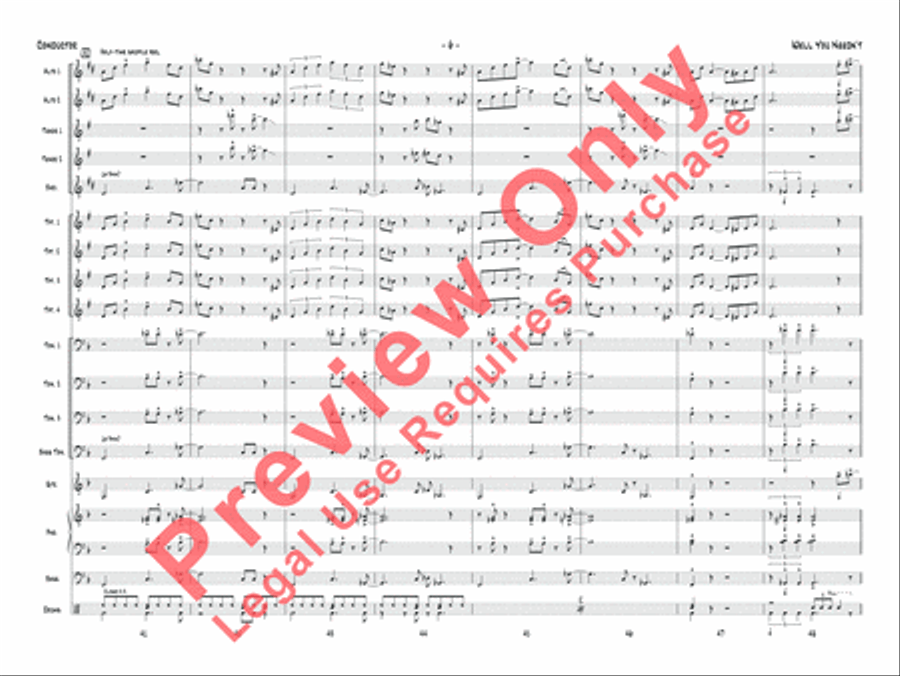 Well You Needn't Jazz Ensemble scores gallery preview page 7