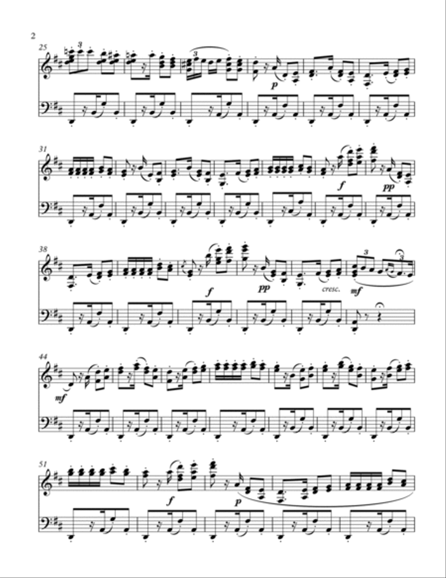 Habanera from 'Carmen' Piano Solo scores gallery preview page 3