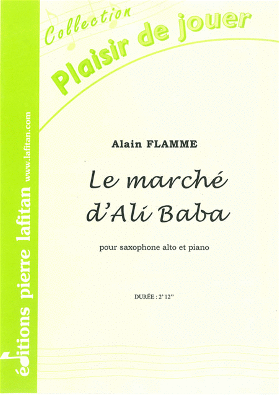 Le Marché D'Ali Baba Le Marché D'Ali Baba Alto Saxophone scores gallery preview page 1