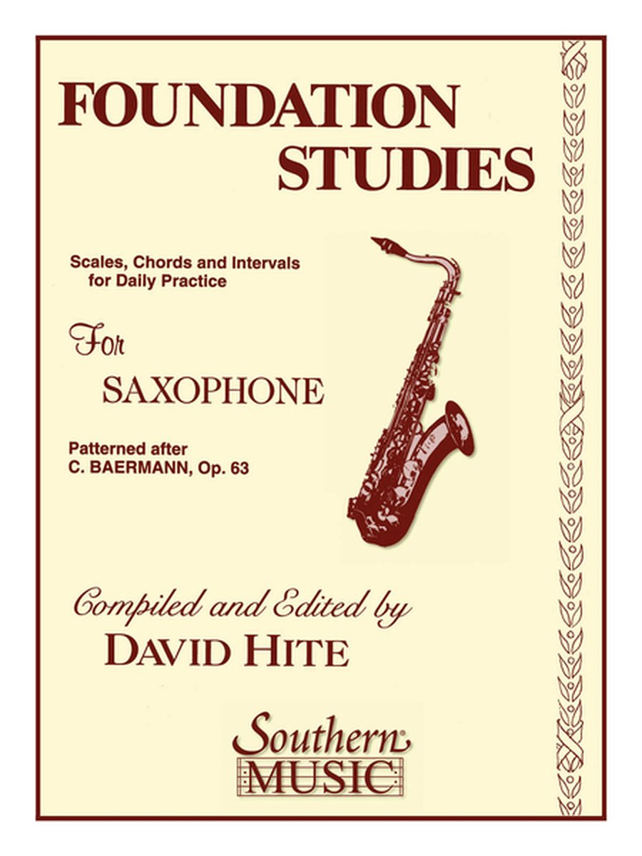 Foundation Studies Saxophone scores gallery preview page 1