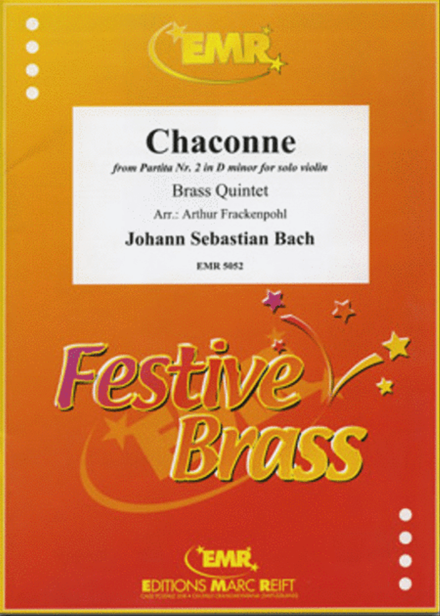 Chaconne by Johann Sebastian Bach Brass Quintet - Sheet Music