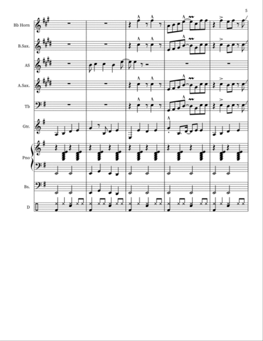 Superstition Small Ensemble scores gallery preview page 5