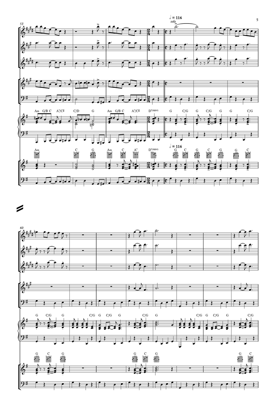 Zero To Hero Zero To Hero Concert Band scores gallery preview page 5