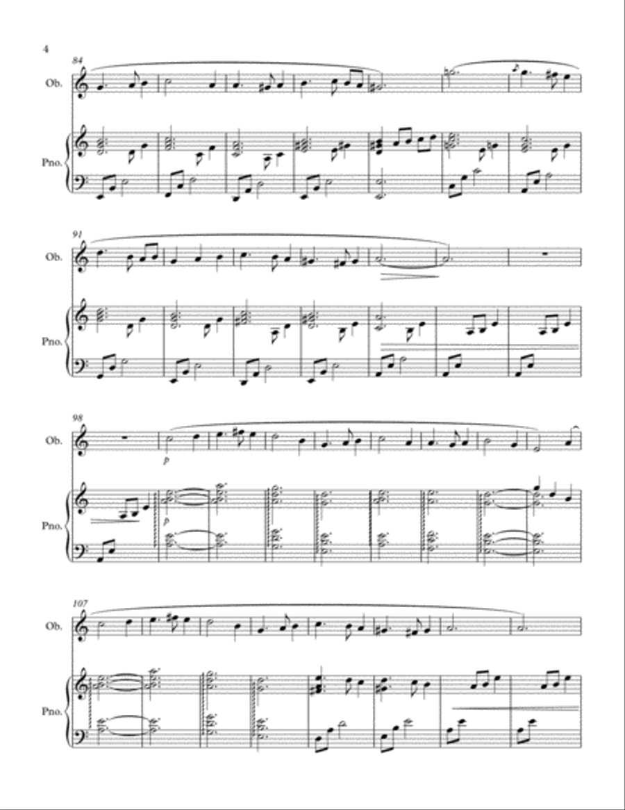 What Child Is This? - Oboe Solo What Child Is This? - Oboe Solo Piano scores gallery preview page 4