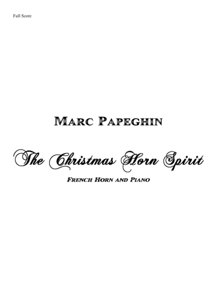 The Christmas Horn Spirit // French Horn & Piano image number null