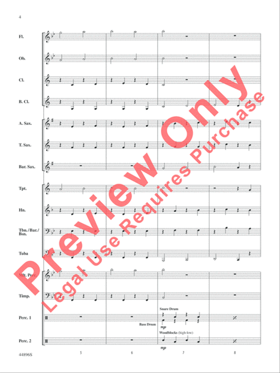 Promenade Promenade Concert Band scores gallery preview page 20