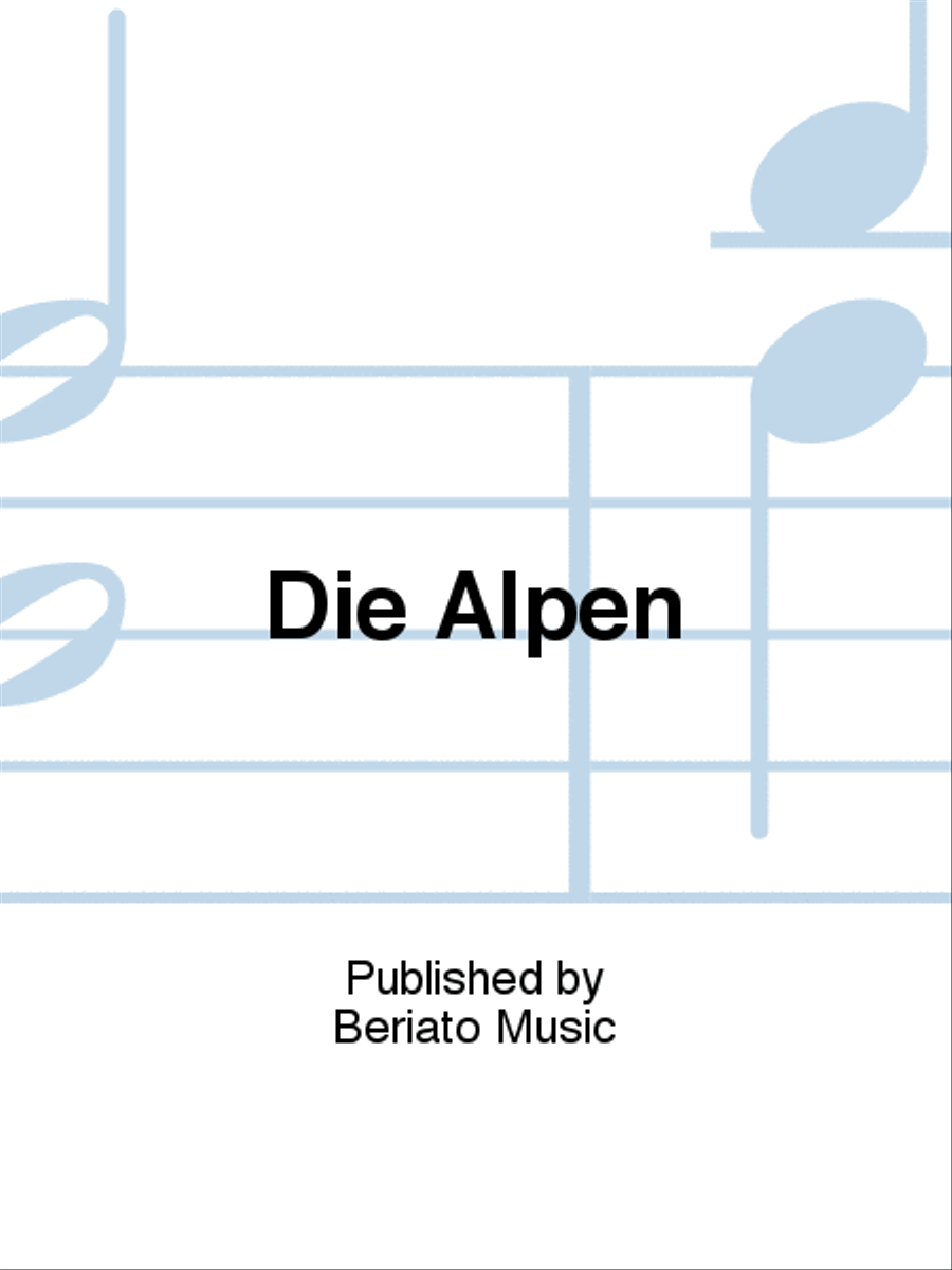 Die Alpen Brass Band scores gallery preview page 1