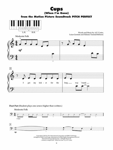 Pop Hits for Five-Finger Piano